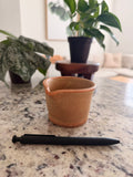 Ceramic pour spout cup